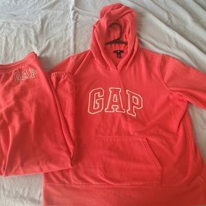 GAP hoodie and jogger set.